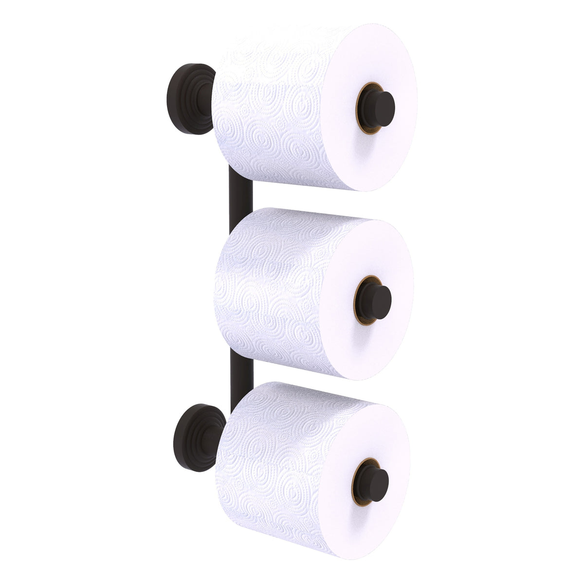 Allied Brass WP-24-3-ORB Waverly Place 3-Roll Oil Rubbed Bronze Toilet Tissue Holder
