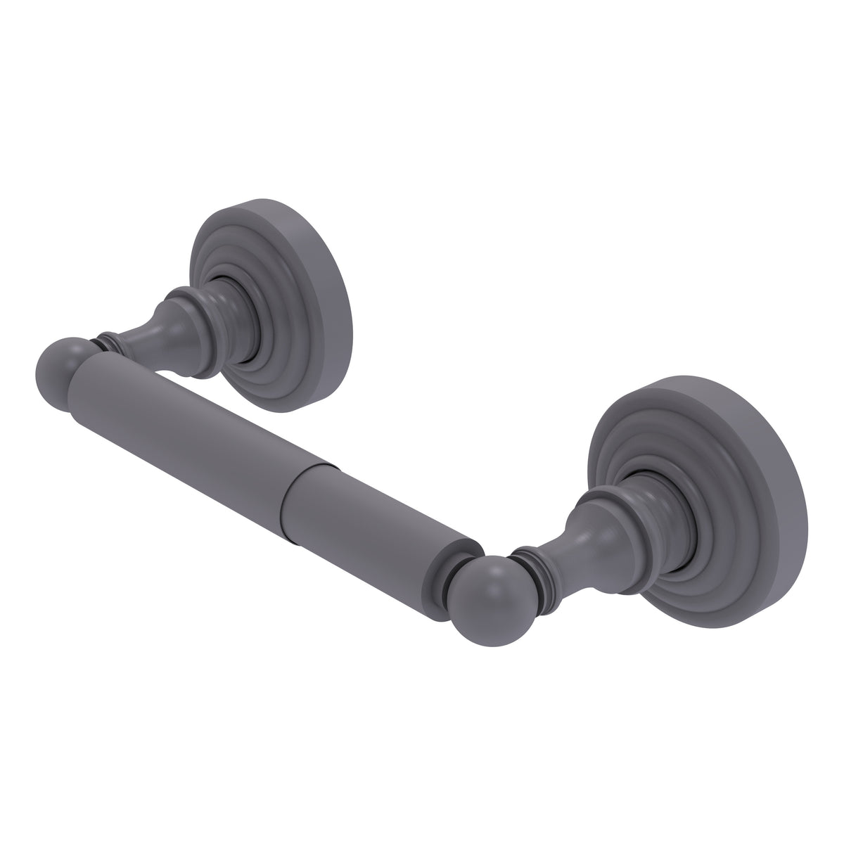 Allied Brass WP-24-GYM Waverly Place 2-Post Matte Gray Toilet Tissue Holder