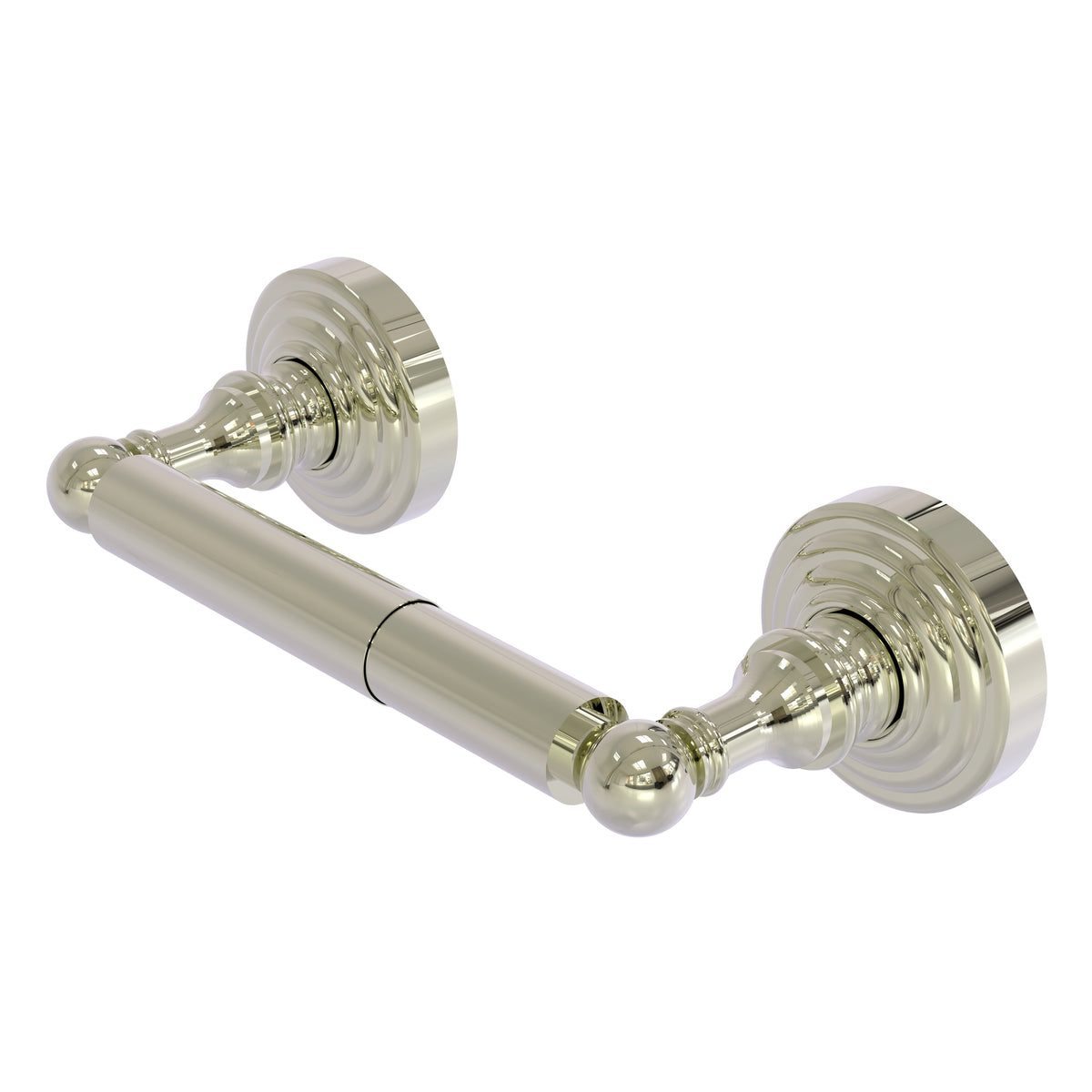 Allied Brass WP-24-PNI Waverly Place 2-Post Polished Nickel Toilet Tissue Holder