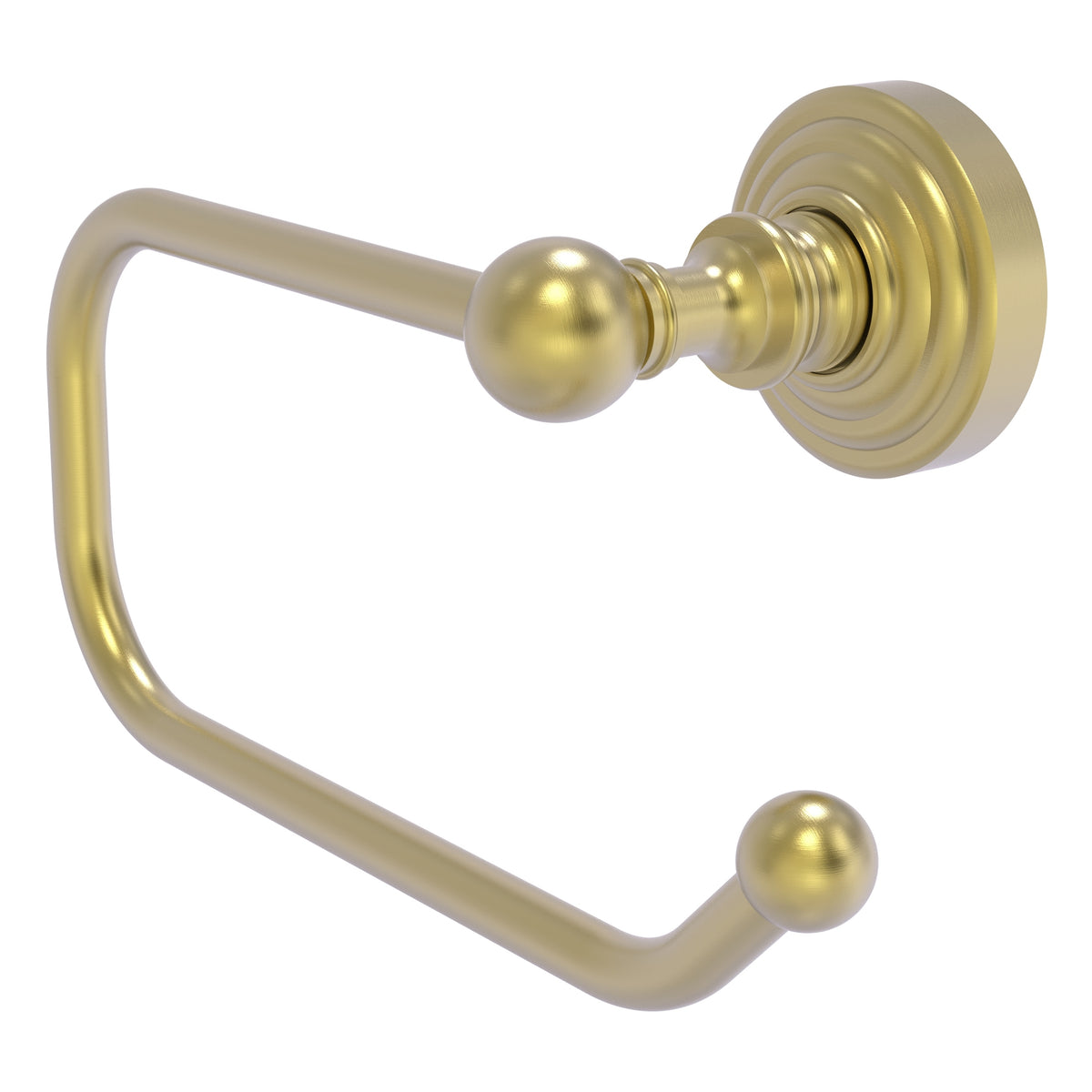 Allied Brass WP-24E-SBR Waverly Place Satin Brass European Style Toilet Tissue Holder