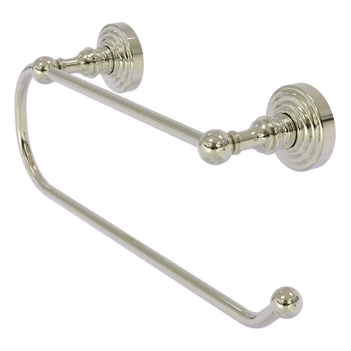 Allied Brass WP-25EW-PNI Waverly Place Polished Nickel Wall-Mounted Paper Towel Holder
