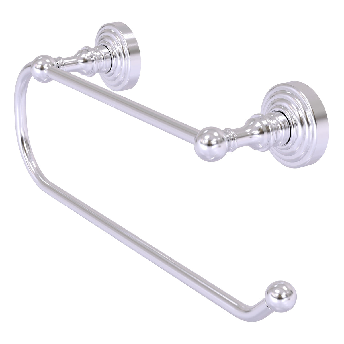 Allied Brass WP-25EW-SCH Waverly Place Satin Chrome Wall-Mounted Paper Towel Holder