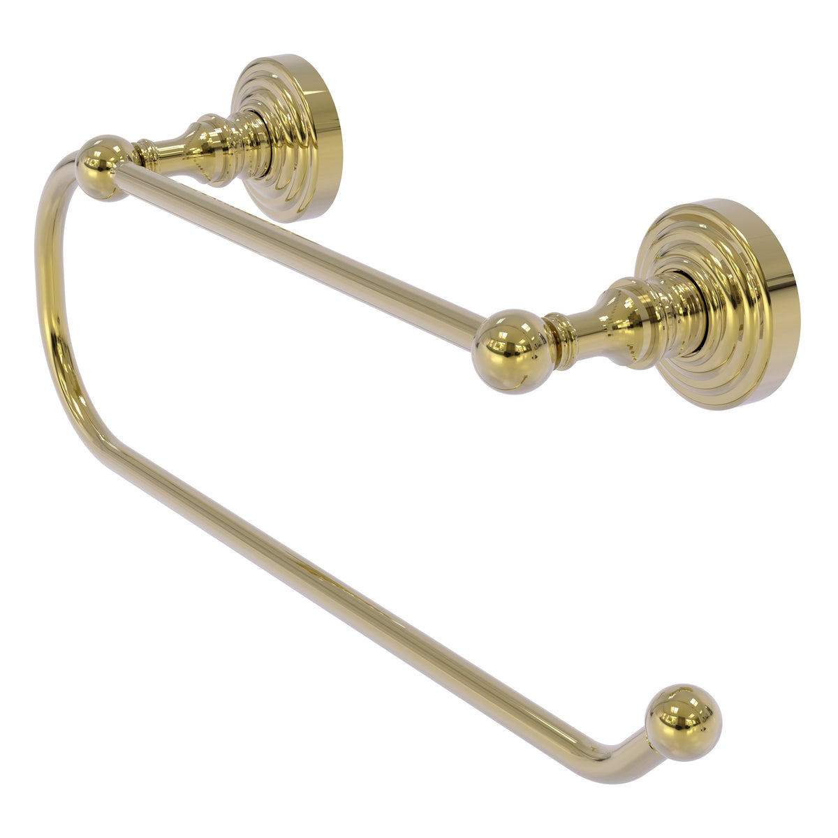 Allied Brass WP-25EW-UNL Waverly Place Unlacquered Brass Wall-Mounted Paper Towel Holder