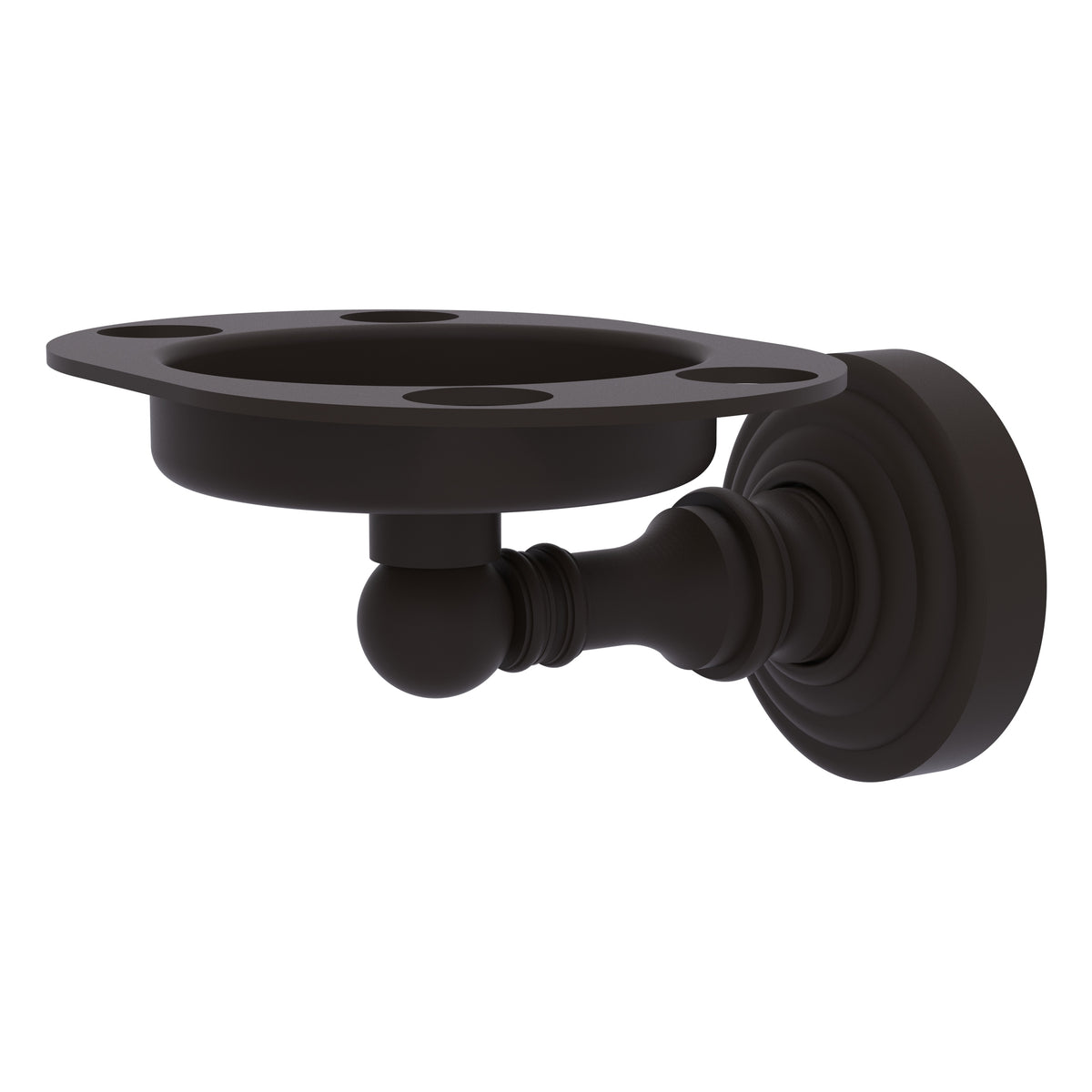 Allied Brass WP-26-ORB Waverly Place Oil Rubbed Bronze Tumbler and Toothbrush Holder