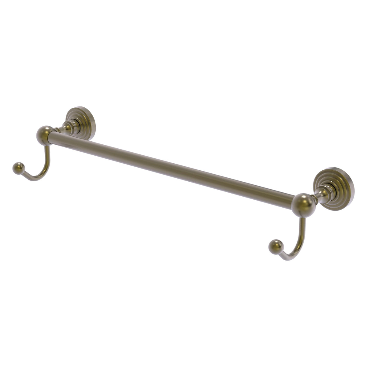 Allied Brass WP-41-24-HK-ABR Waverly Place 24" Antique Brass Towel Bar