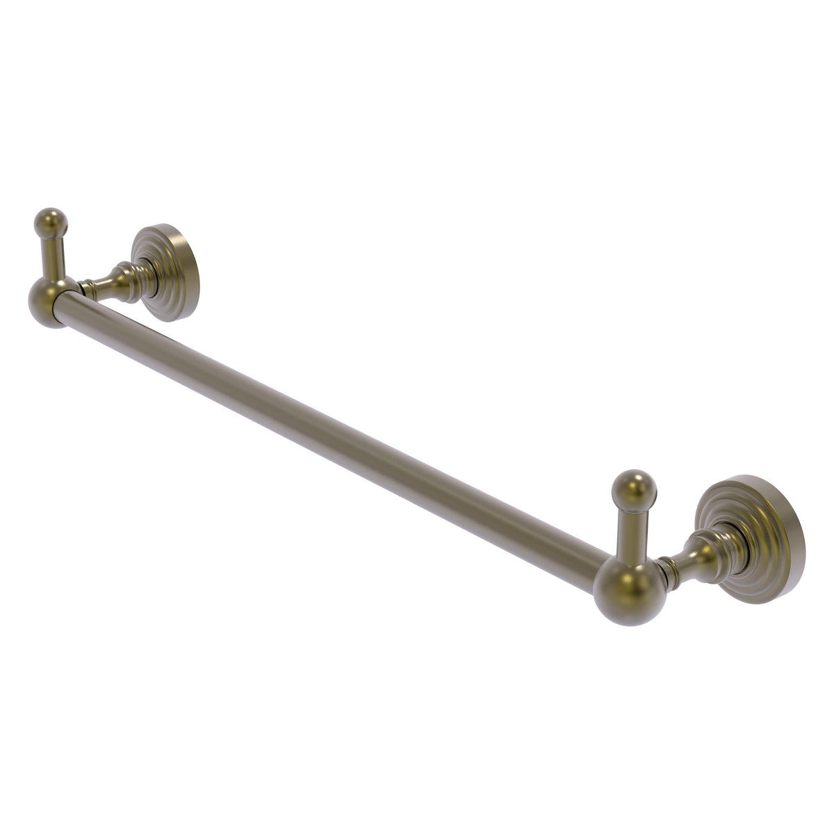 Allied Brass WP-41-24-PEG-ABR Waverly Place 24" Antique Brass Towel Bar