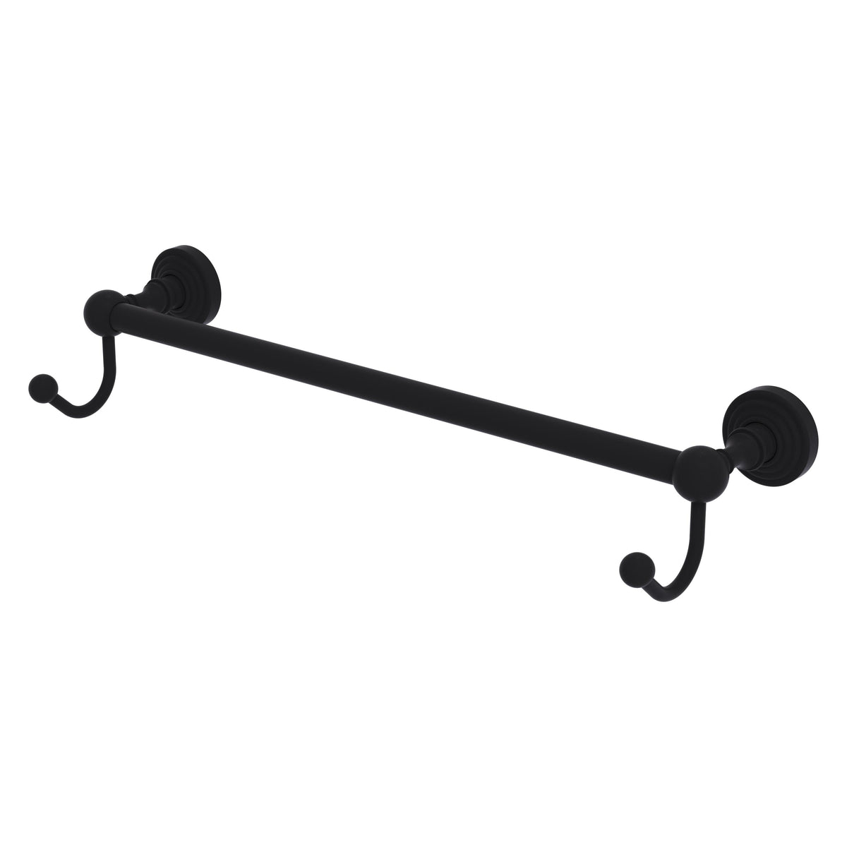 Allied Brass WP-41-30-HK-BKM Waverly Place 30" Matte Black Towel Bar