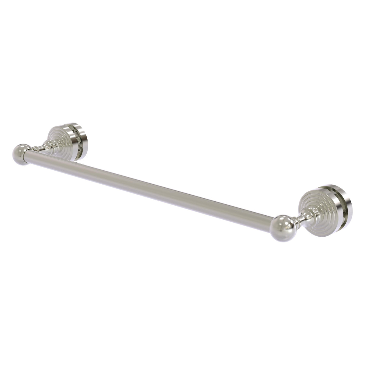 Allied Brass WP-41-SM-18-SN Waverly Place 18" Satin Nickel Shower Door Towel Bar