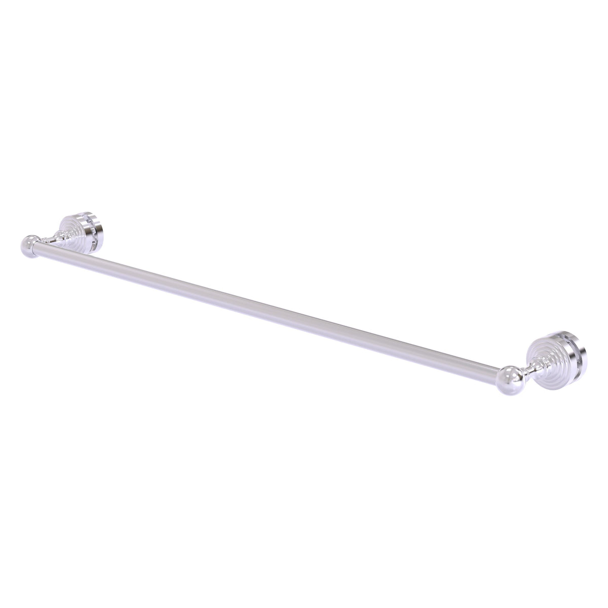Allied Brass WP-41-SM-30-SCH Waverly Place 30" Satin Chrome Shower Door Towel Bar