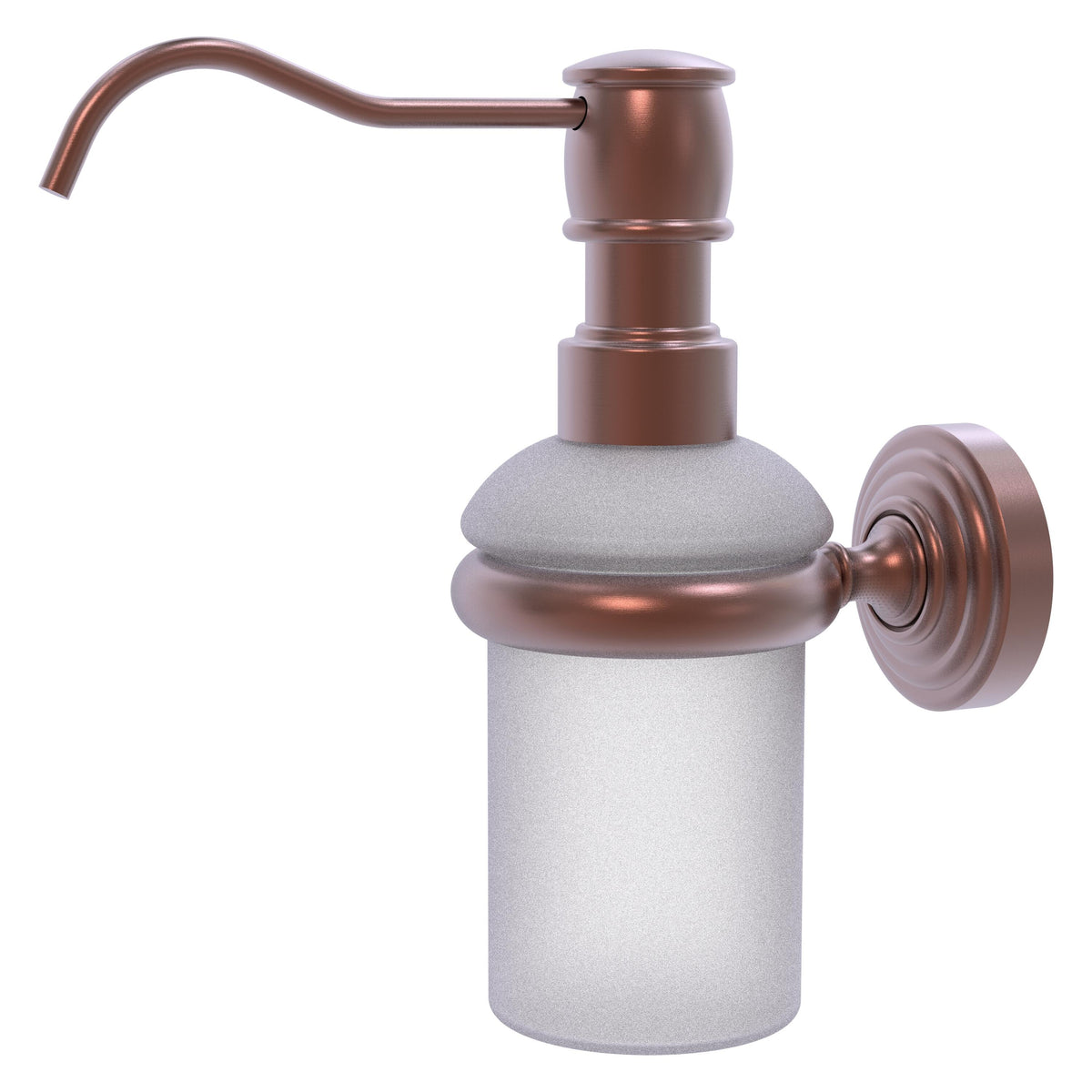 Allied Brass WP-60-CA Waverly Place Antique Copper Wall-Mounted Soap Dispenser