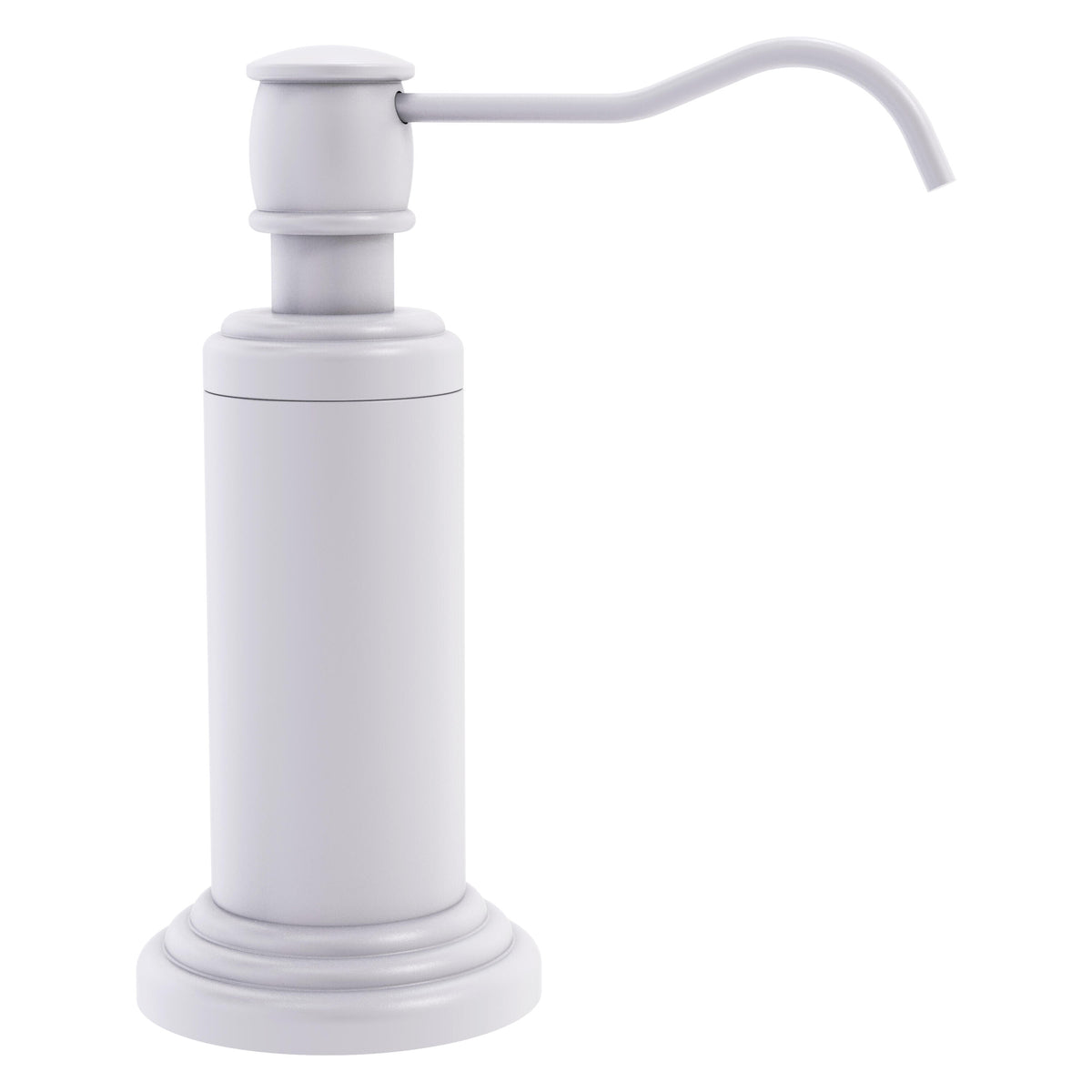Allied Brass WP-61-WHM Waverly Place Matte White Soap Dispenser