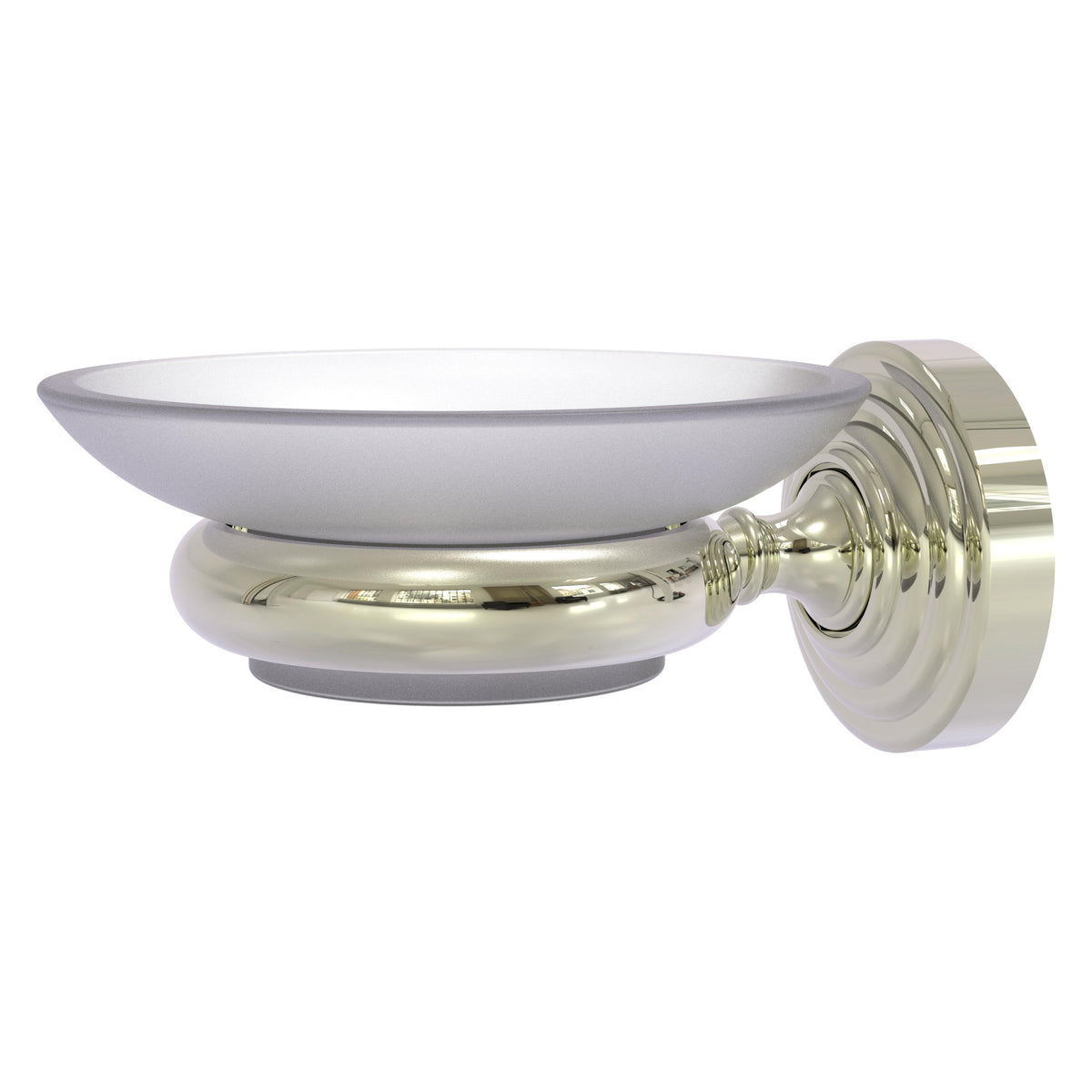 Allied Brass WP-62-PNI Waverly Place Polished Nickel Wall-Mounted Soap Dish