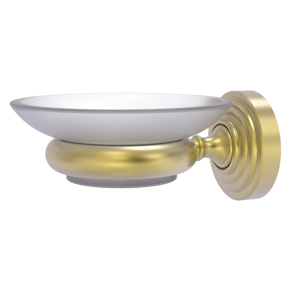 Allied Brass WP-62-SBR Waverly Place Satin Brass Wall-Mounted Soap Dish