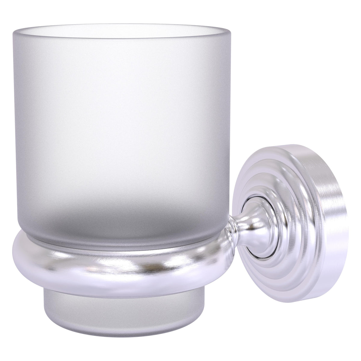 Allied Brass WP-66-SCH Waverly Place Satin Chrome Wall-Mounted Tumbler Holder