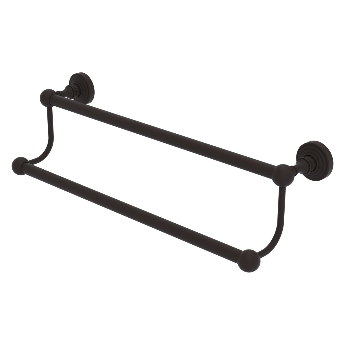 Allied Brass WP-72/36-ORB Waverly Place 36" Oil Rubbed Bronze Double Towel Bar