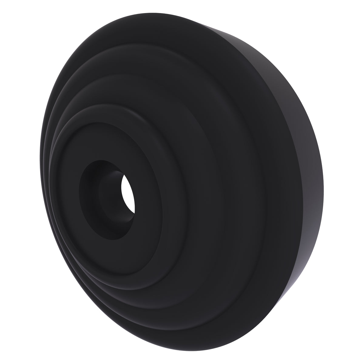 Allied Brass WP-98-BKM Waverly Place Matte Black Shower Curtain Rod Brackets