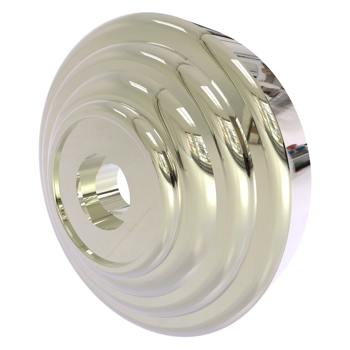 Allied Brass WP-98-PNI Waverly Place Polished Nickel Shower Curtain Rod Brackets