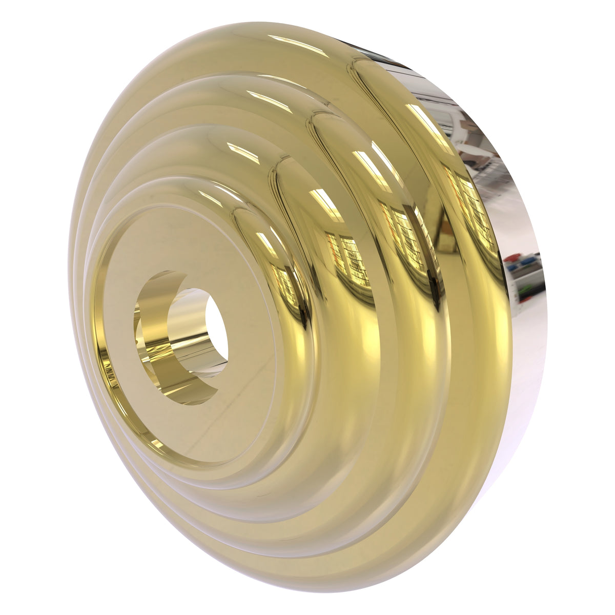 Allied Brass WP-98-UNL Waverly Place Unlacquered Brass Shower Curtain Rod Brackets