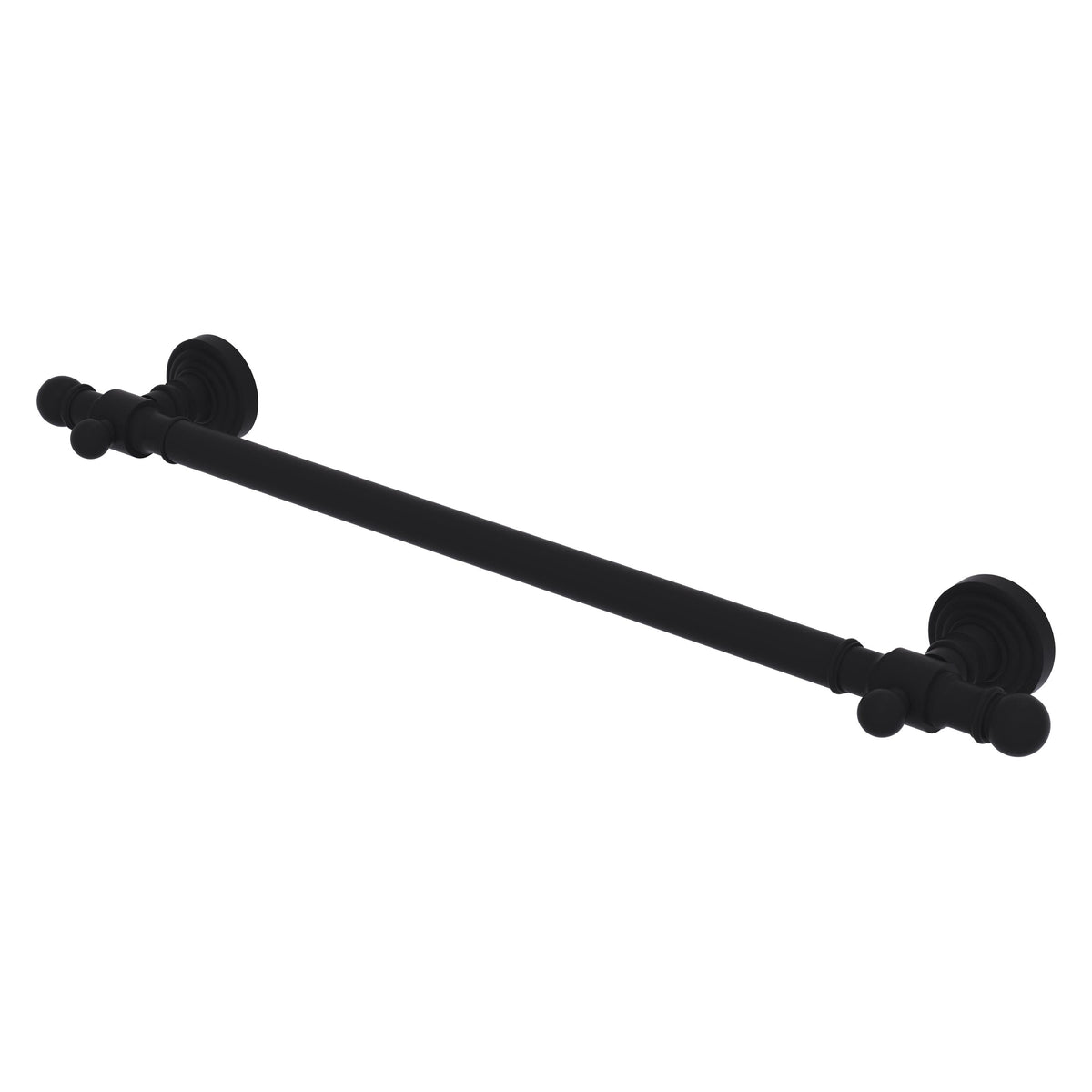 Allied Brass WP-GRS-36-BKM Waverly Place 36" Matte Black Smooth Grab Bar