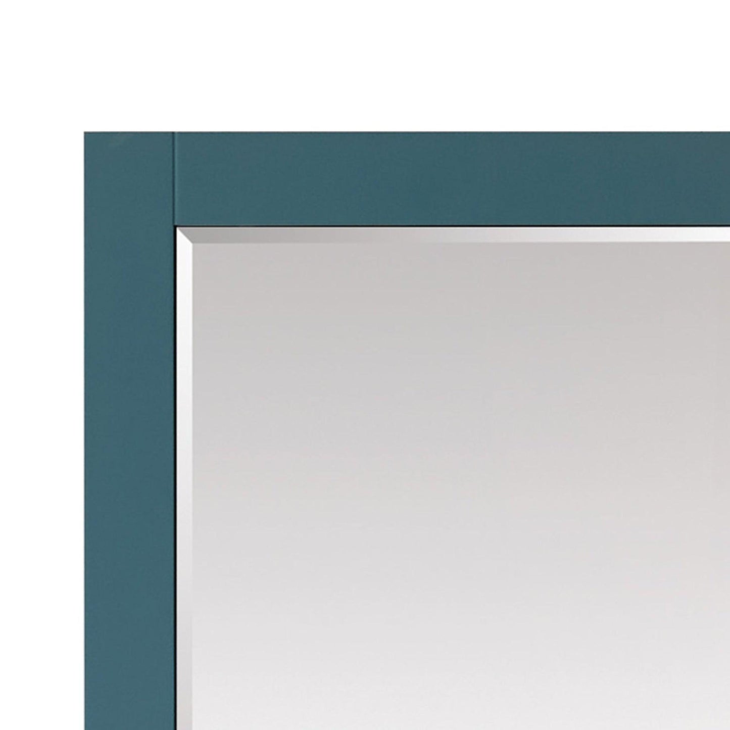 Altair Sutton 24" x 36" Rectangle Royal Green Wood Framed Wall-Mounted Mirror