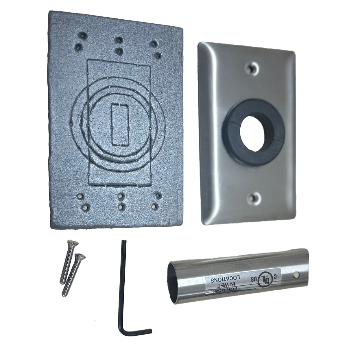 Amba Cape Wet-Rated Polished Stainless Steel Upgrade Kit