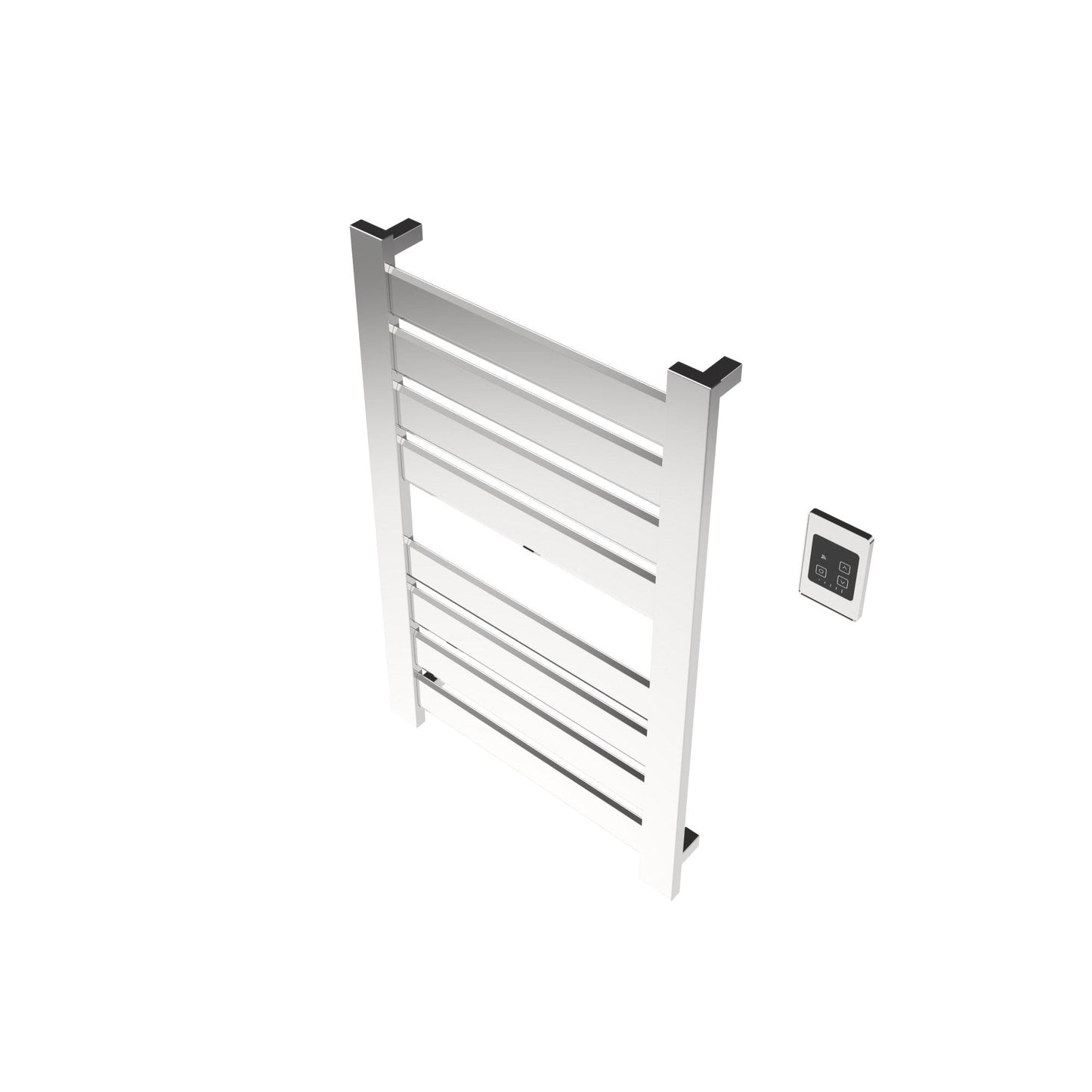 Amba Vega V2337 8-Panel Polished Stainless Steel Hardwired Towel Warmer