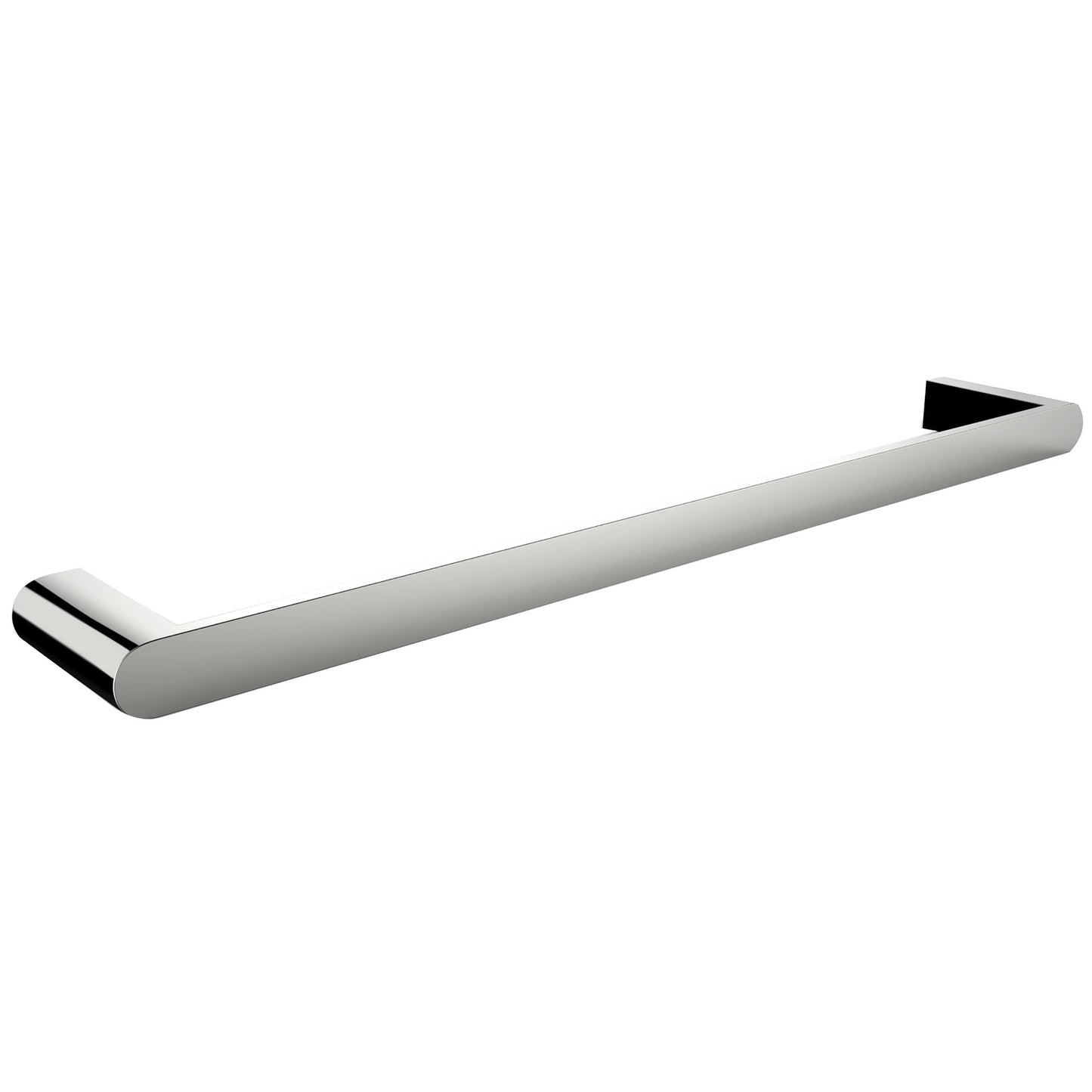 American Imaginations AI-13331 24" Chrome Rectangular Wall Mount Modern Bathroom Accessory Set