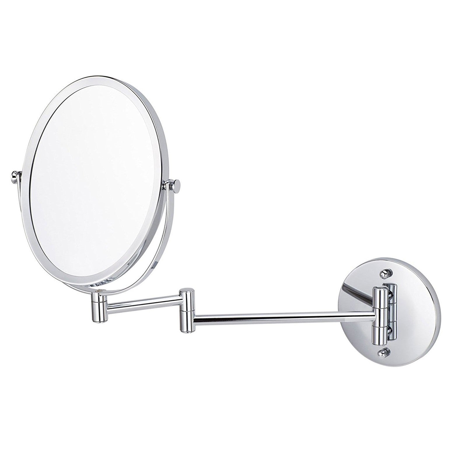 American Imaginations AI-27401 17" Chrome Oval Wall Mount Modern Magni
