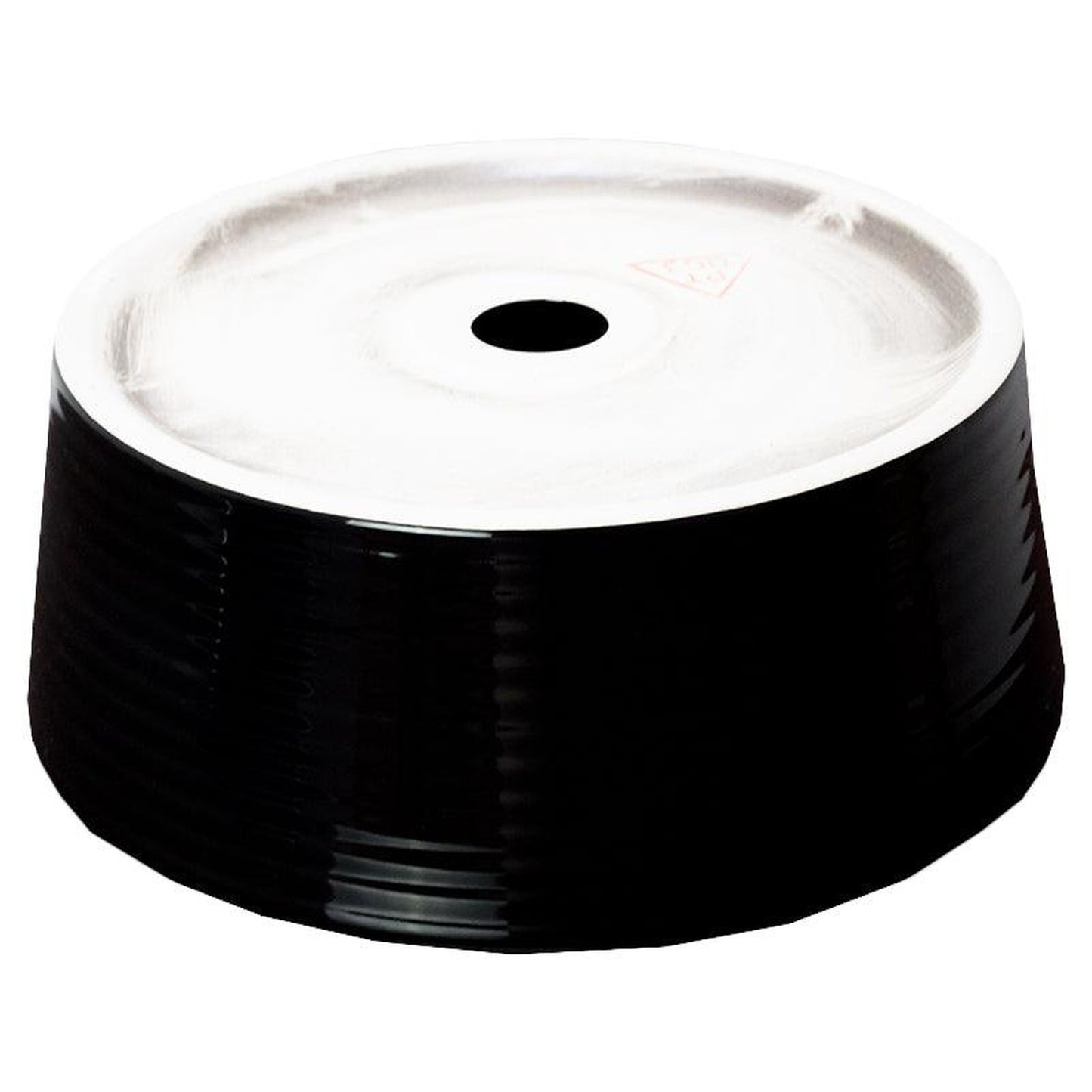 American Imaginations AI-27843 14" Round Enamel Glaze Black Ceramic Transitional