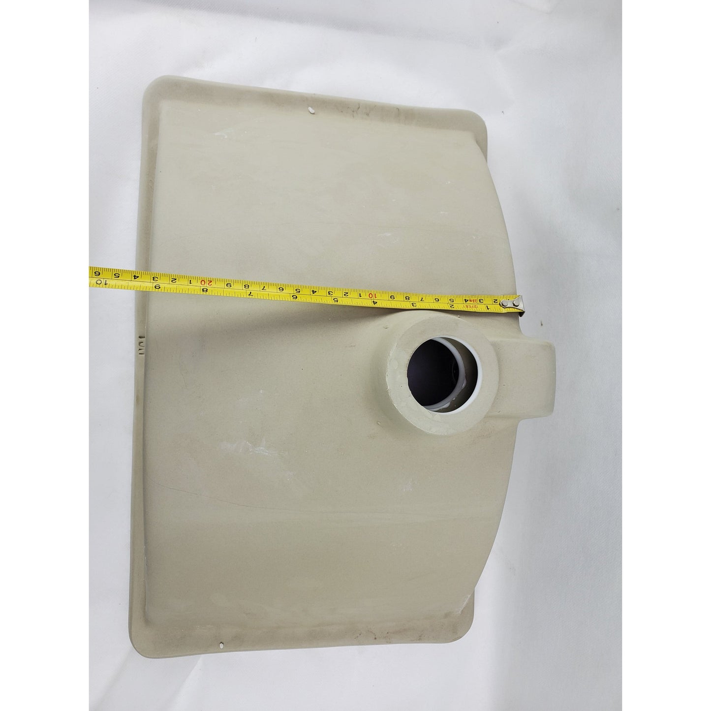 American Imaginations AI-31762 Rectangle White Ceramic Bathroom Undermount Sink with Enamel Glaze Finish
