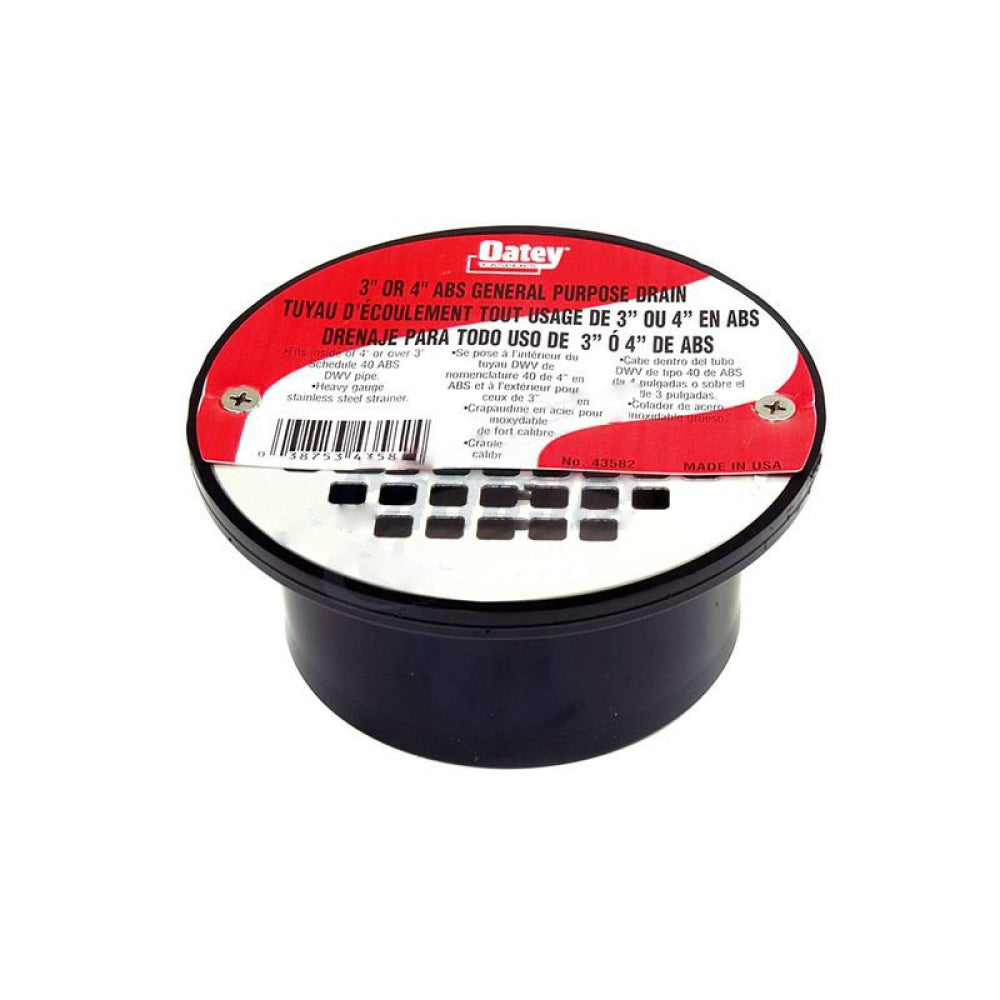 American Imaginations AI-38032 2" Black Round Drop In Modern Floor Drain