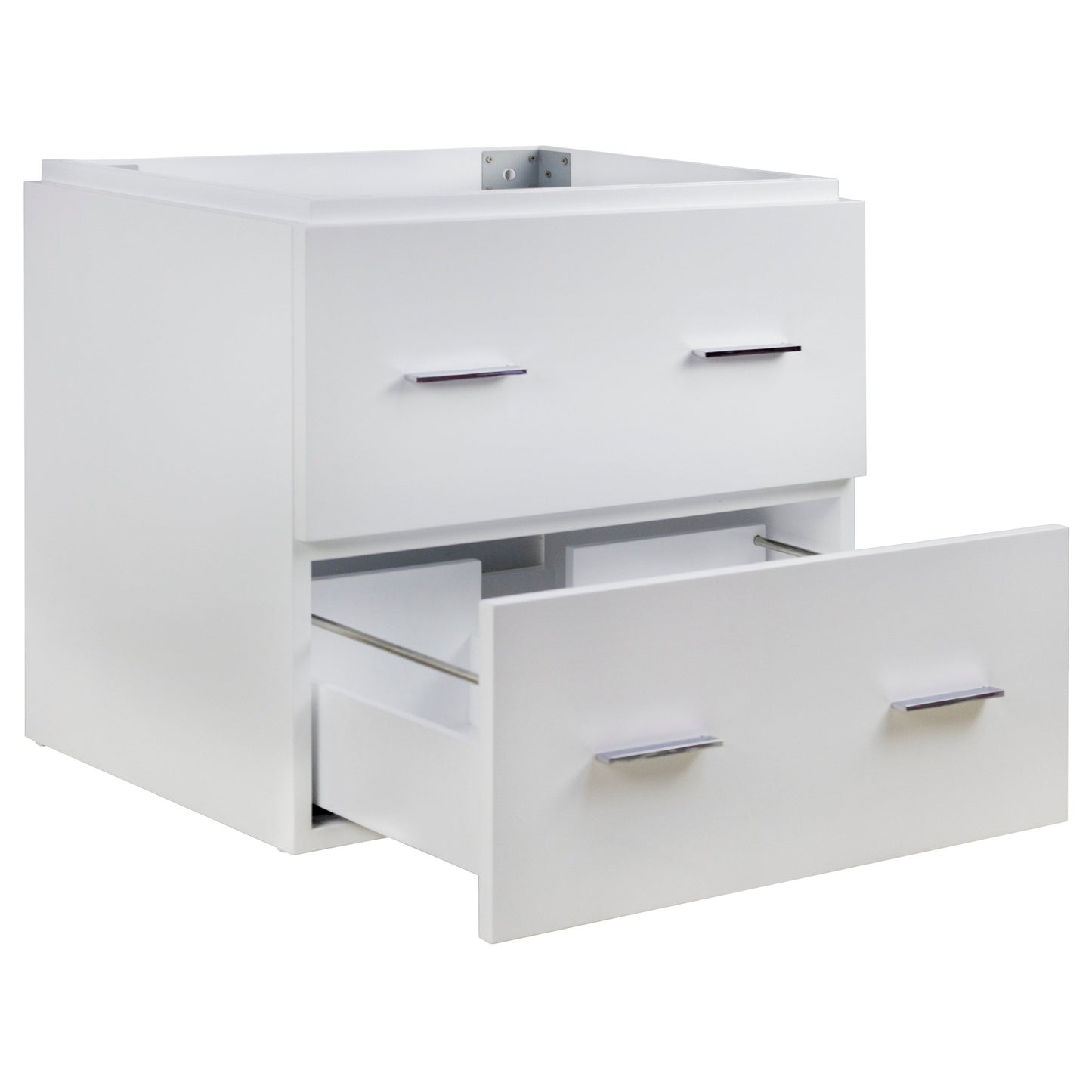American Imaginations AI-541 23" White Rectangular Wall Mount Modern Vanity Base