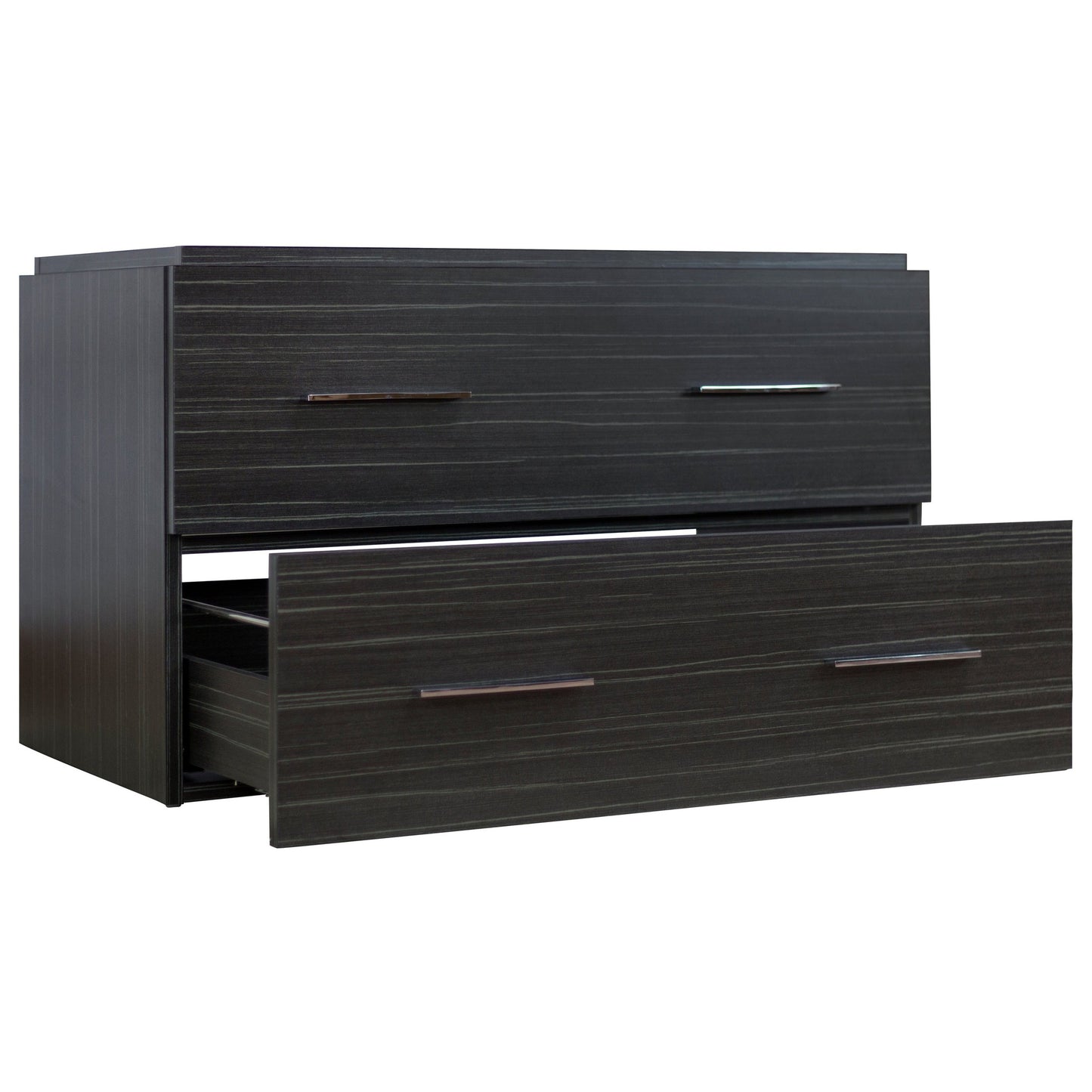 American Imaginations AI-605 35" Dawn Grey Rectangular Wall Mount Modern Vanity Base