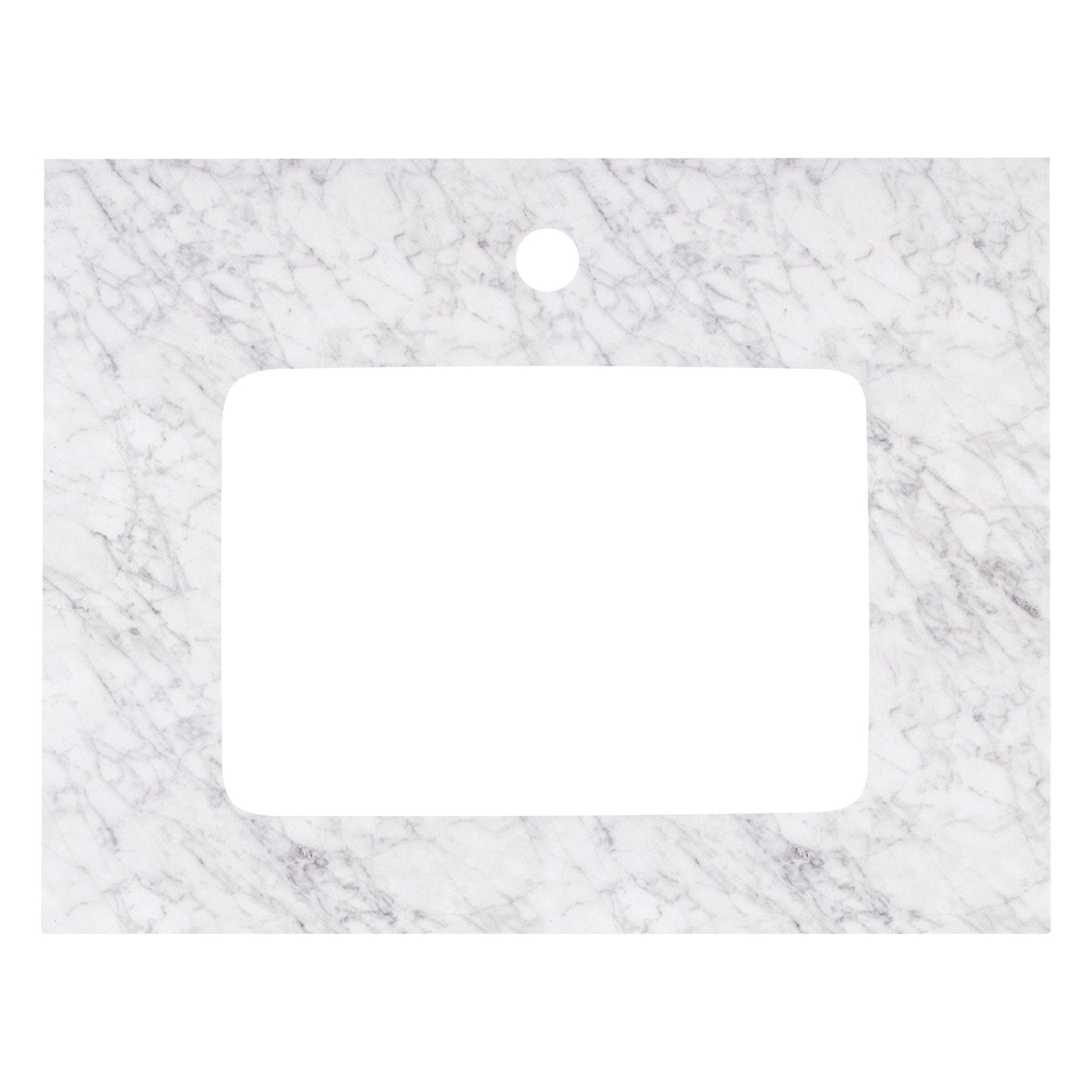 American Imaginations AI-8367 24" Dawn Grey Rectangular Wall Mount Modern Vanity Set