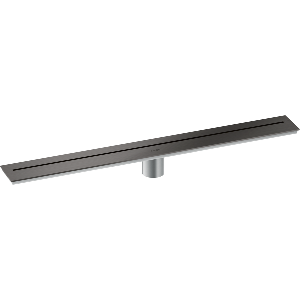 Axor 27" Stainless Steel Wall Installation Brushed Black Chrome Drain