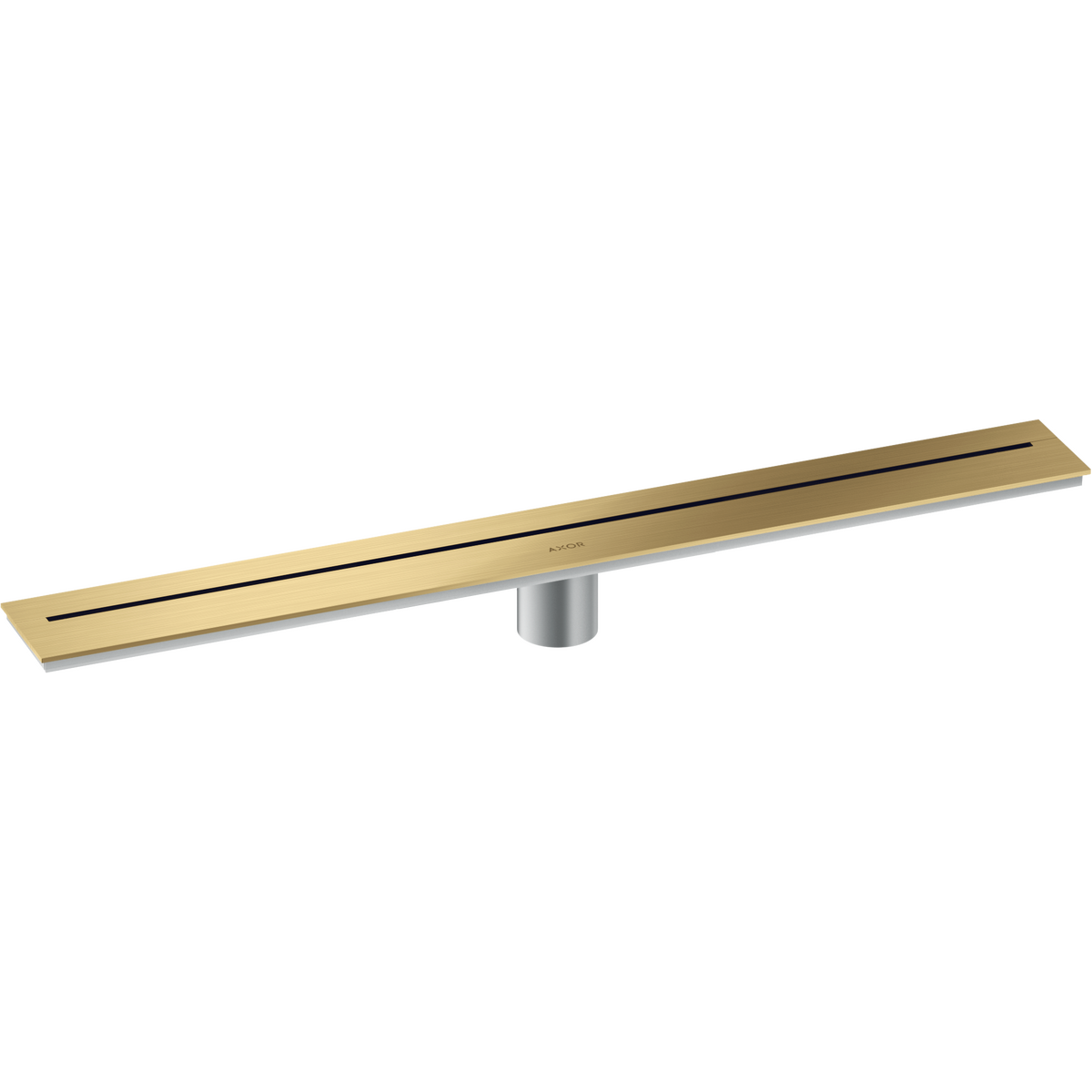 Axor 27" Stainless Steel Wall Installation Brushed Gold Optic Drain