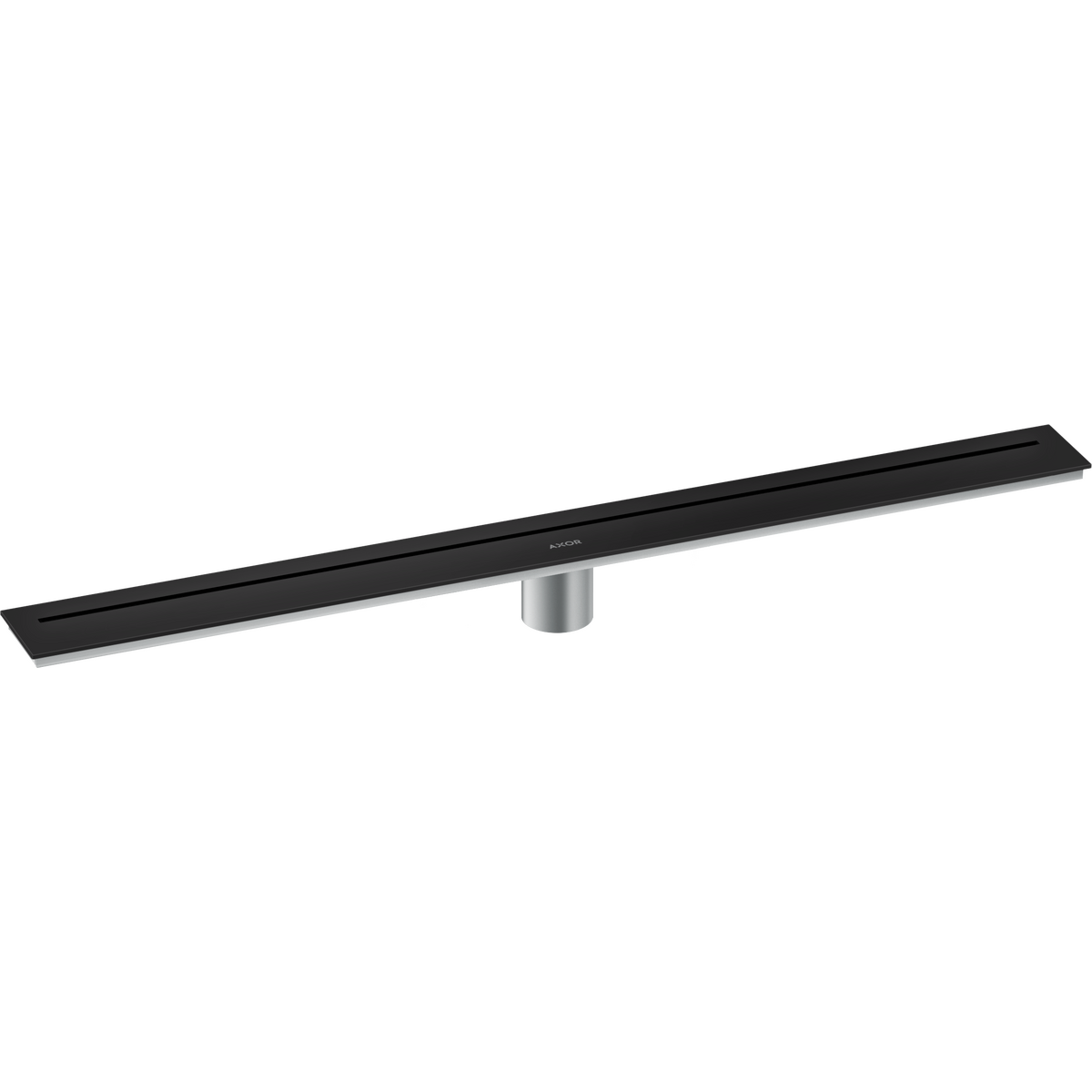 Axor 32" Stainless Steel Floor Installation Matte Black Drain