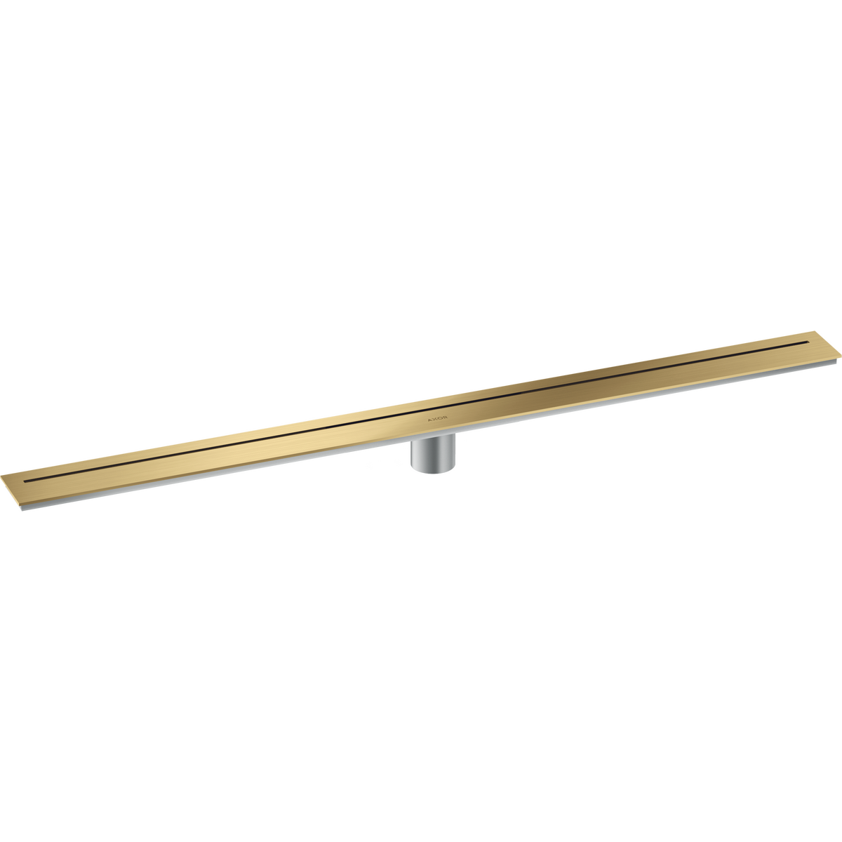 Axor 39" Stainless Steel Floor Installation Brushed Gold Optic Drain