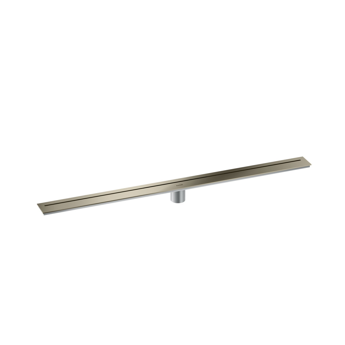 Axor 39" Stainless Steel Floor Installation Polished Nickel Drain