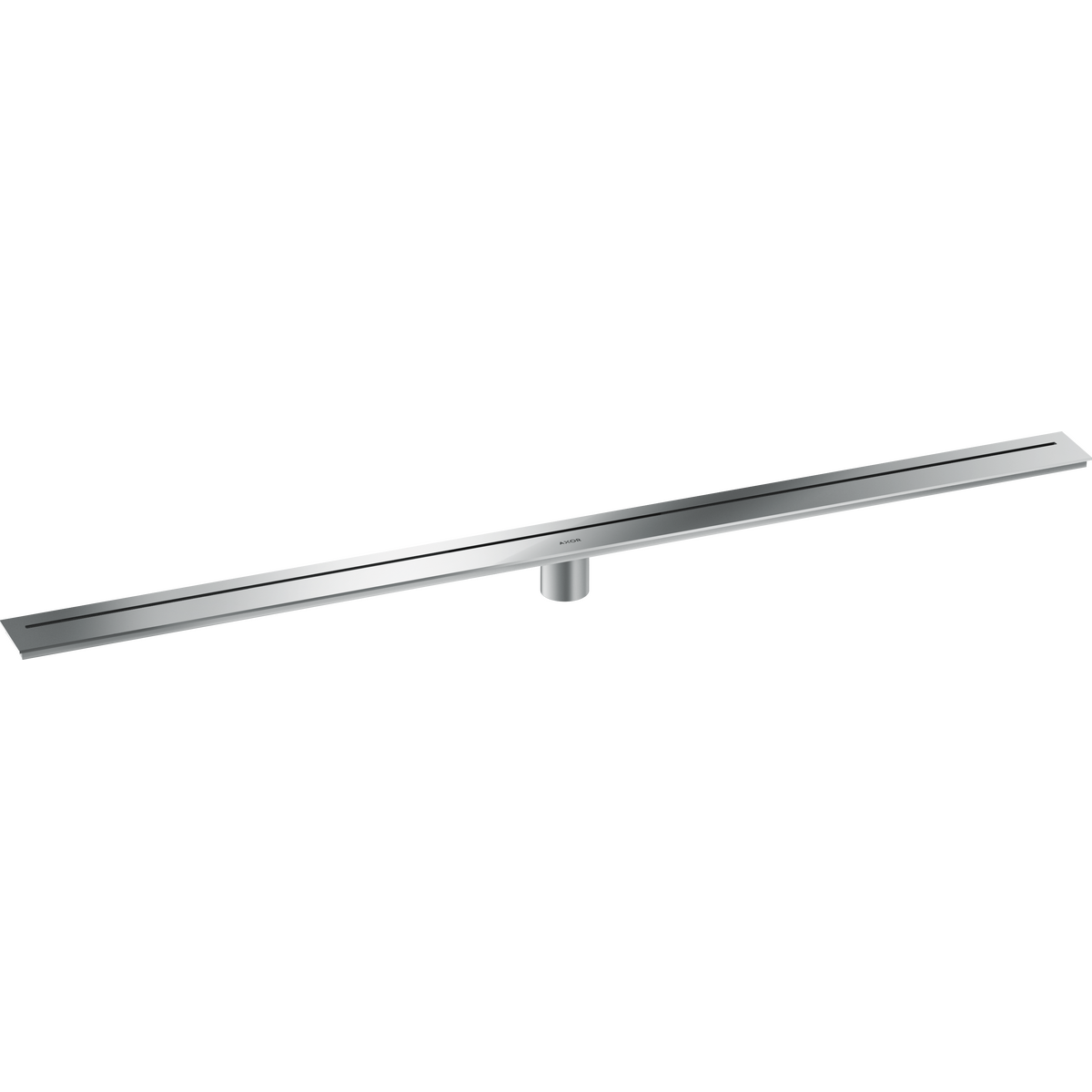 Axor 47" Stainless Steel Floor Installation Chrome Drain