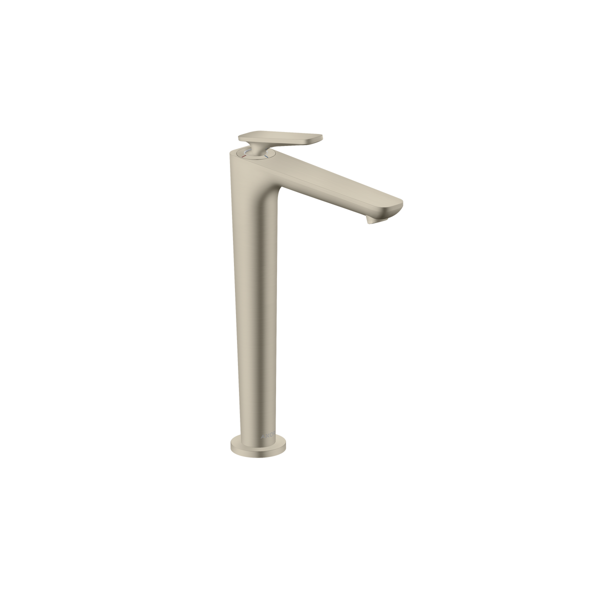 Axor Citterio C 1.2 GPM Single Hole Lever Handle Brushed Nickel Faucet Without CoolStart and Pop-Up Drain
