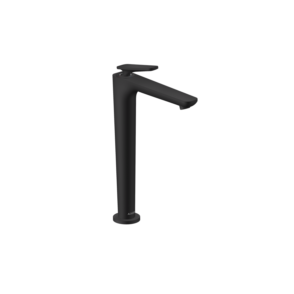Axor Citterio C 1.2 GPM Single Hole Lever Handle Matte Black Faucet Without CoolStart and Pop-Up Drain