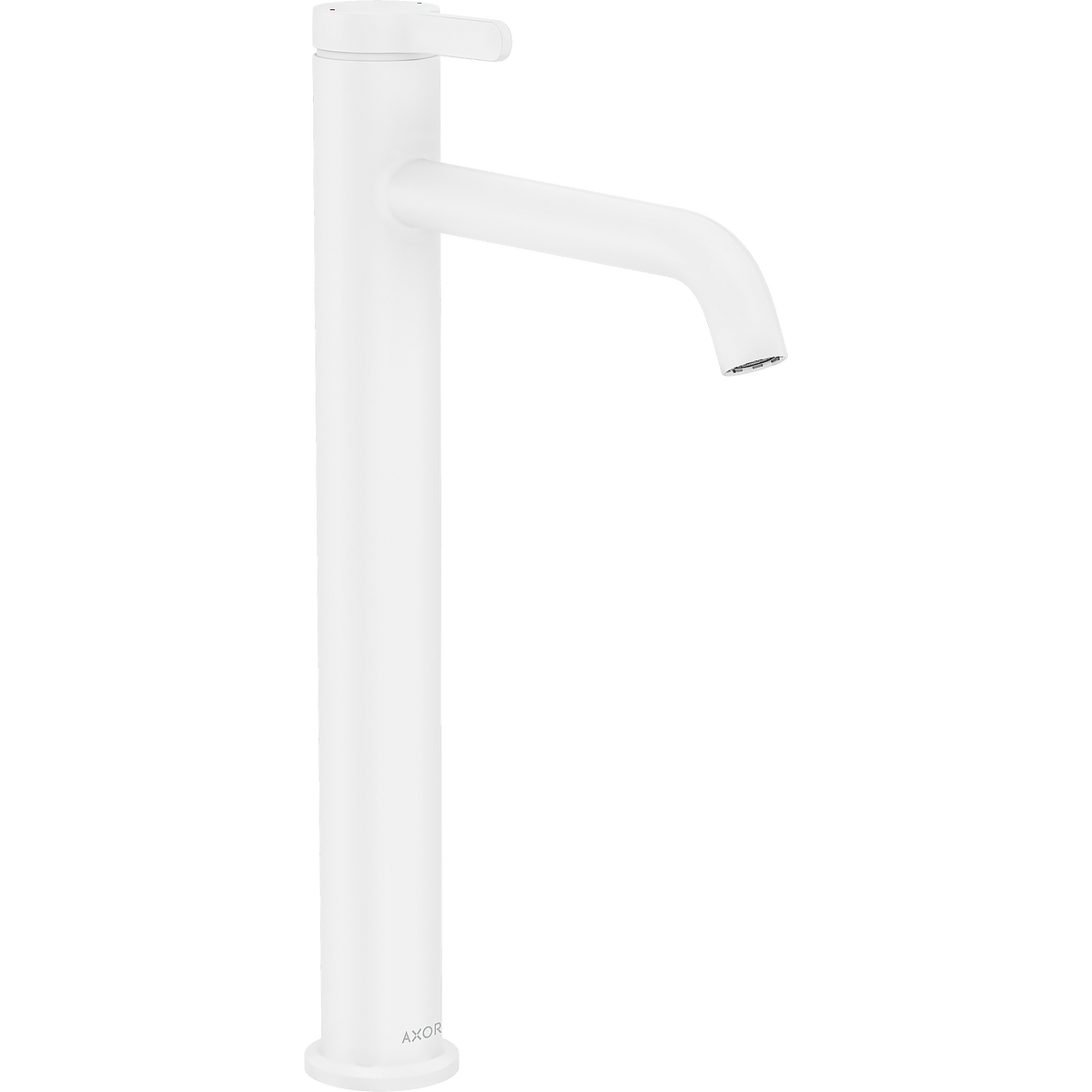 Axor One 1.2 GPM Single Hole Lever Handle Matte White Faucet