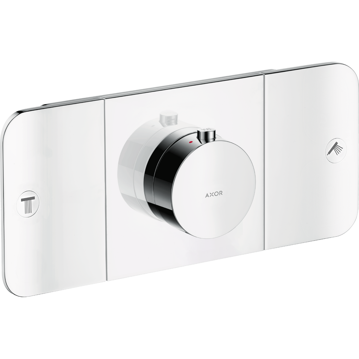 Axor One 2-Function Chrome Thermostatic Module Trim