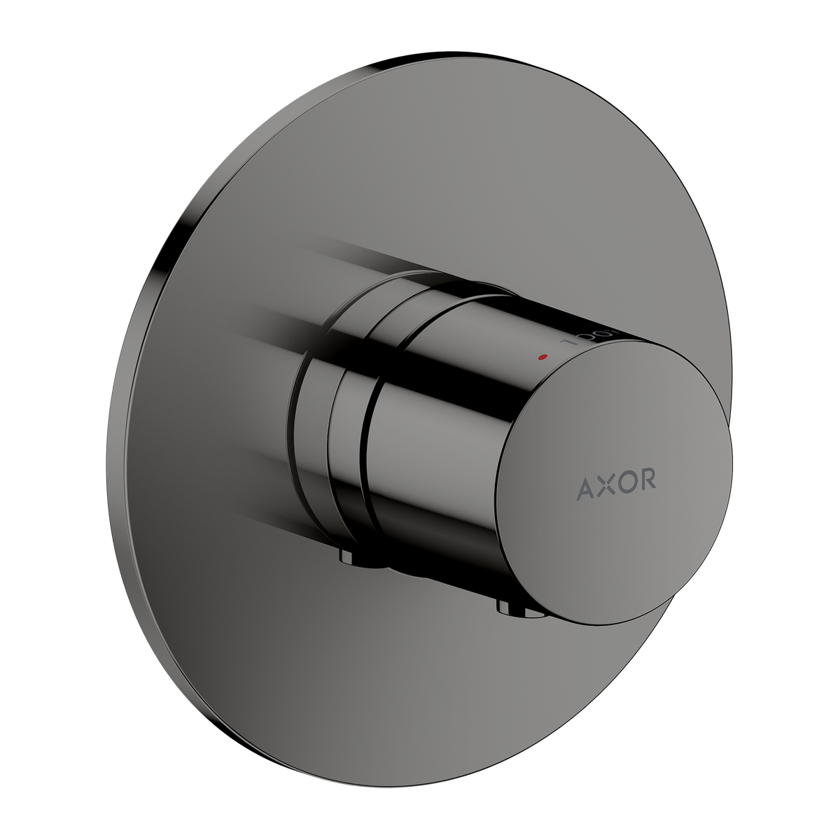 Axor One Polished Black Chrome Thermostatic Trim