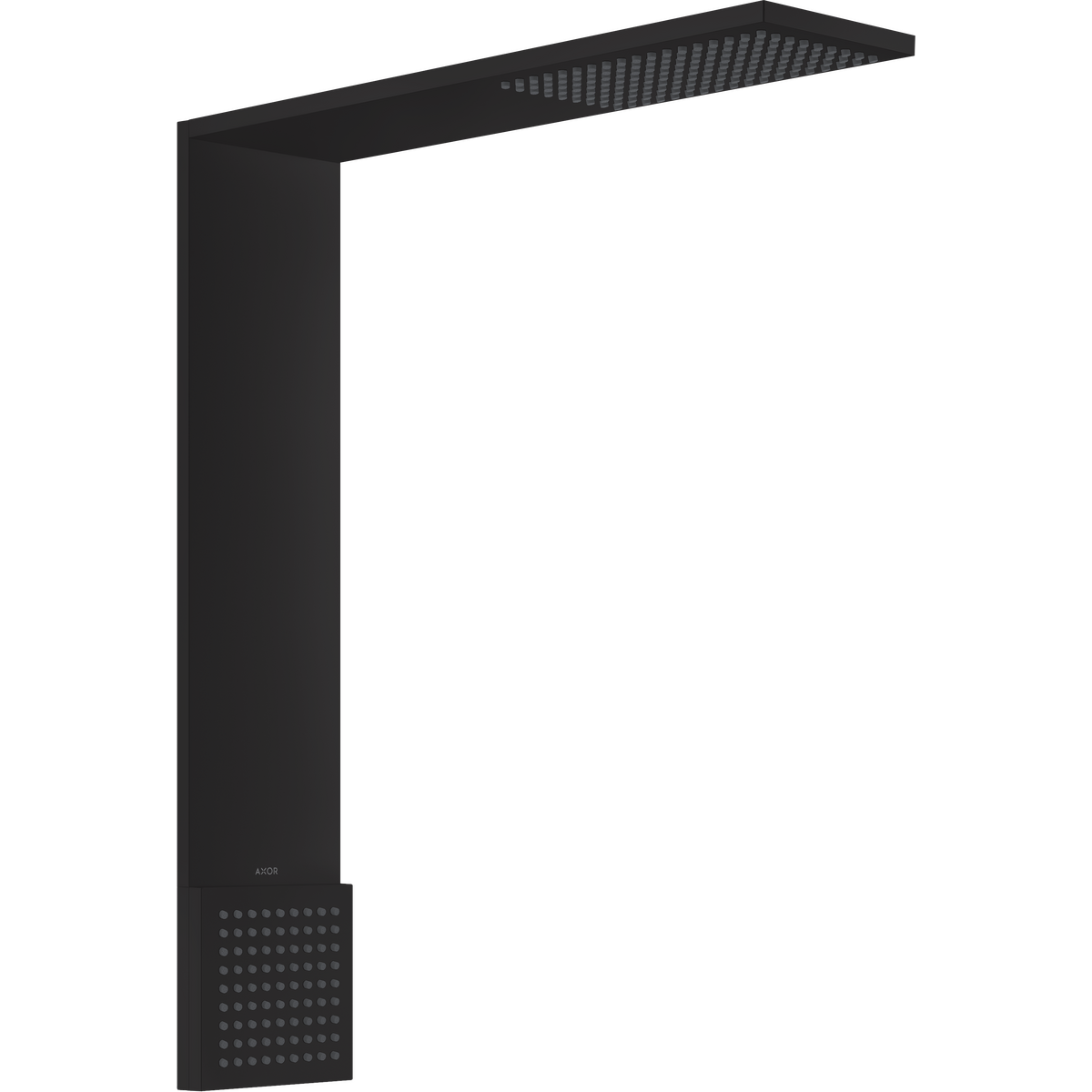 Axor ShowerComposition 2.5 GPM 1-Jet Overhead Shower and Shoulder Shower Matte Black Shower Module