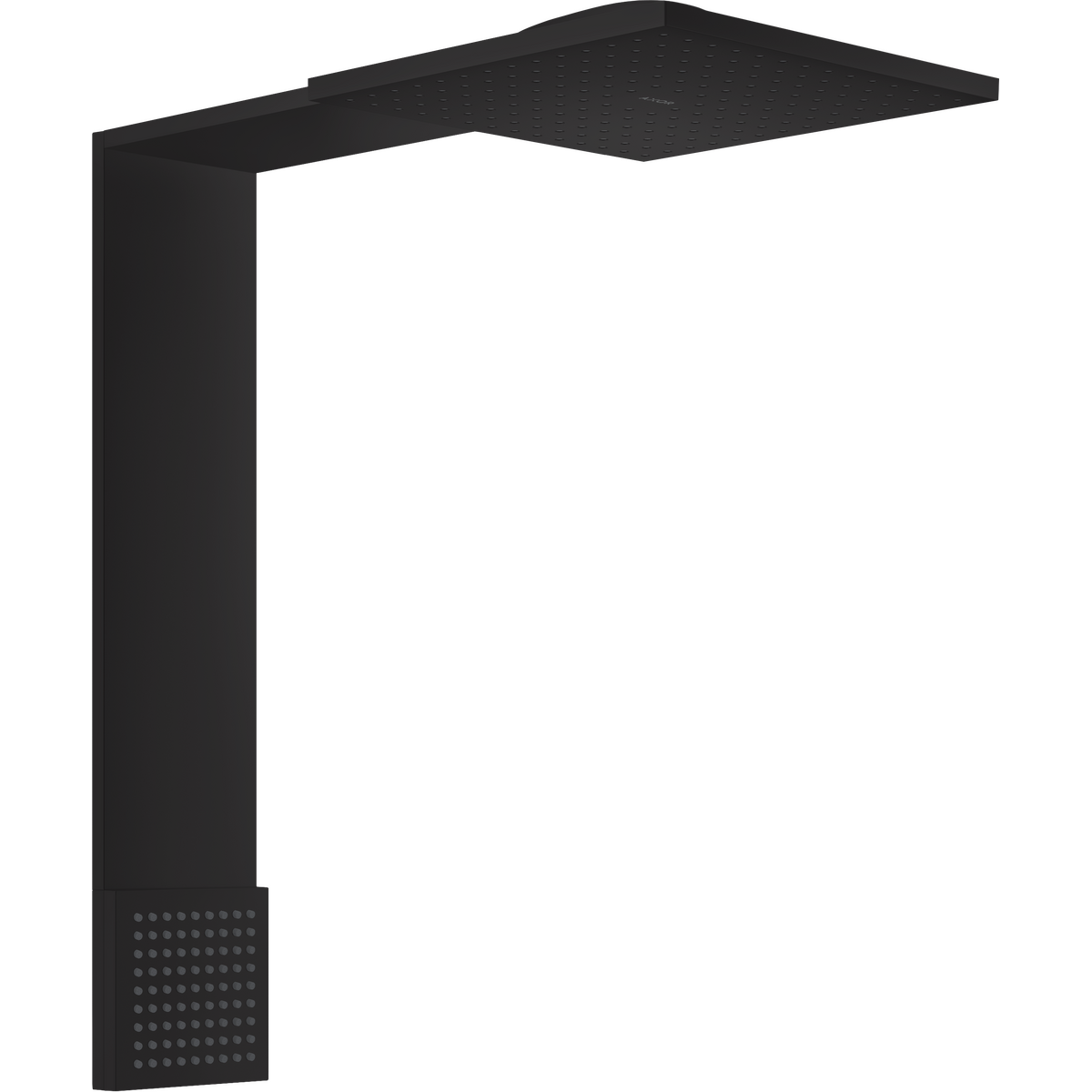Axor ShowerComposition 2.5 GPM 2-Jet Overhead Shower 1-Jet Shoulder Shower Matte Black Shower Module