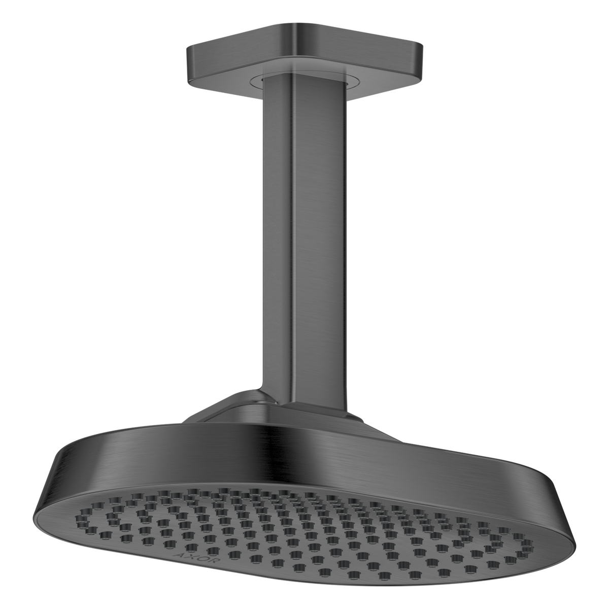 Axor ShowerSphere 1.5 GPM 250 1-Jet Ceiling Connection Brushed Black Chrome Showerhead