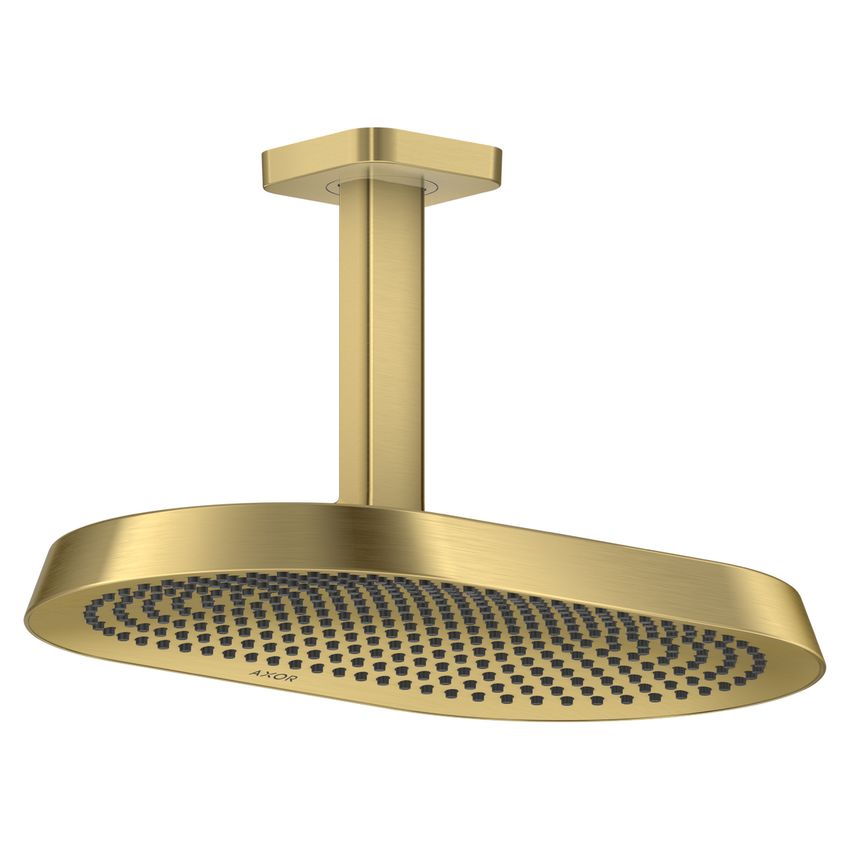 Axor ShowerSphere 1.75 GPM 370 2-Jet Brushed Brass Showerhead With Ceiling Connection