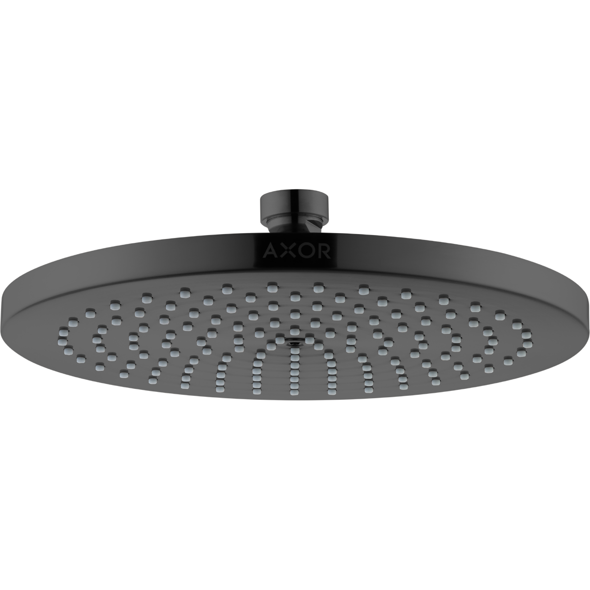 Axor Starck 1.75 GPM 240 1-Jet Polished Black Chrome Rain Showerhead